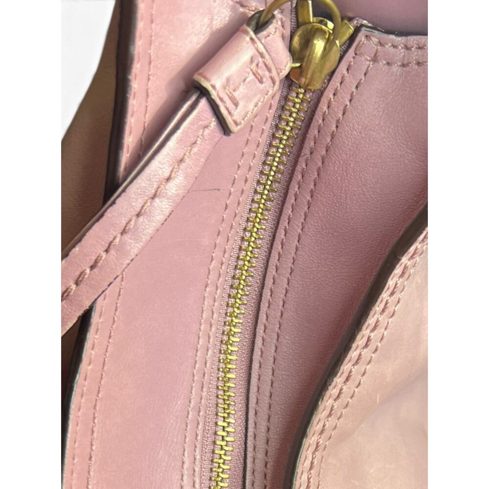 RARE Vintage Coach Bleecker Sophie Lavender Leather Hobo Bag Tattersall 12406 - Picture 4 of 16